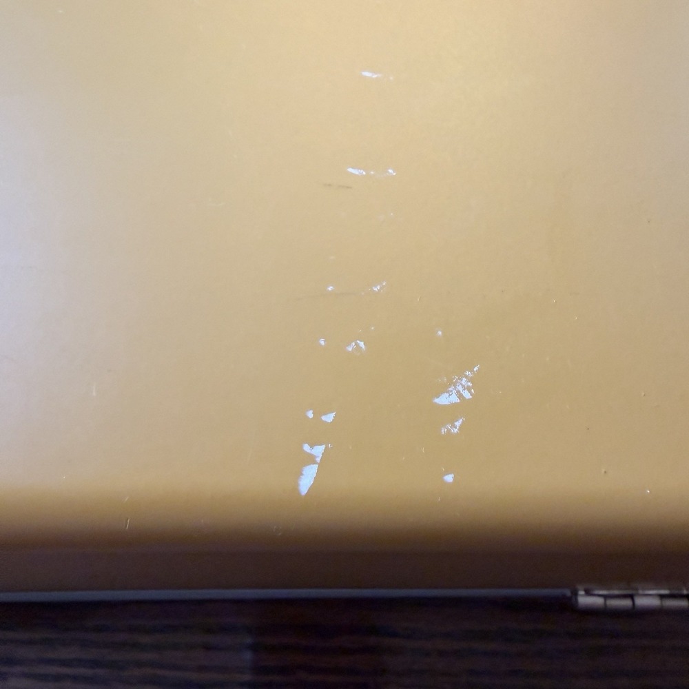 Vintage Mid-Century Glenwood Metal Document Box White/Mustard - Picture 6 of 10